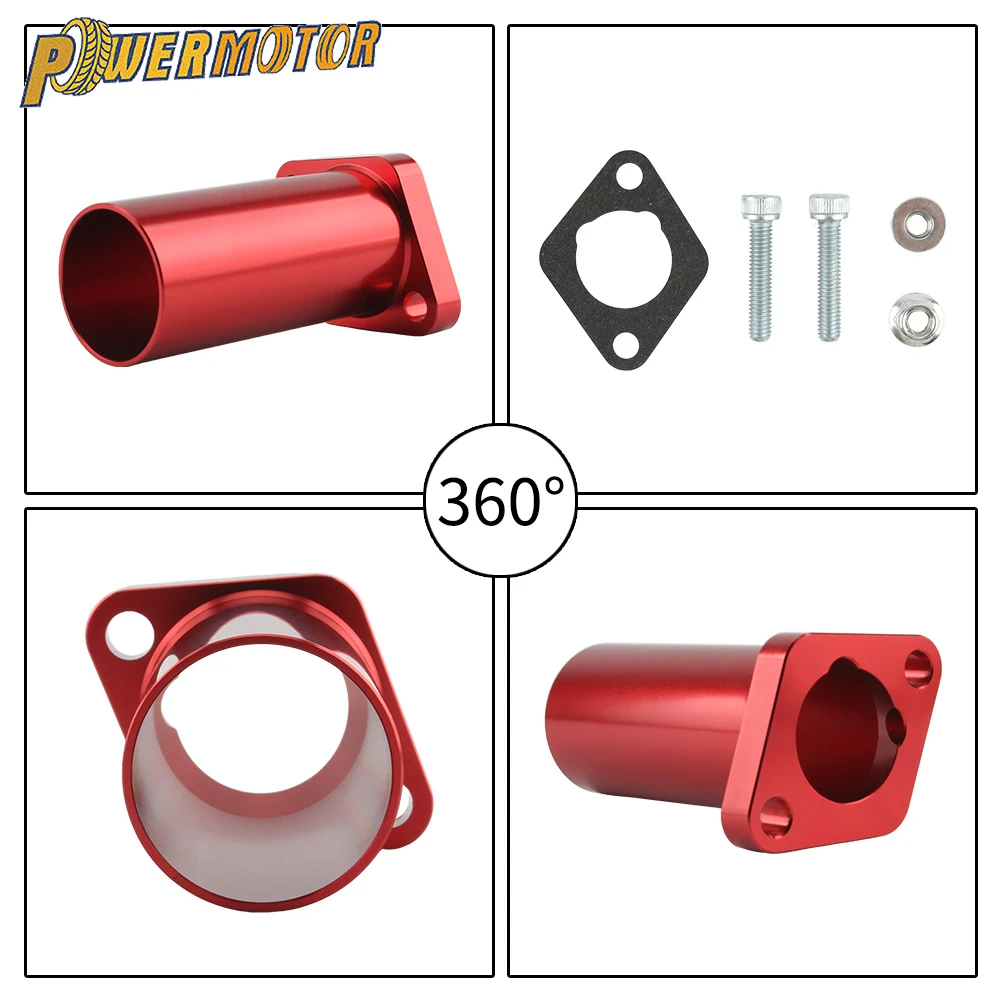 Universal Motorcycle Carburetor Intake Pipe For VM24 PWK 21-30mm Carb Lengthened Inlet Manifold CNC Aluminum Engine Connector
Universal Motorcycle Carburetor Intake Pipe For VM24 PWK 21-30mm Carb Lengthened Inlet Manifold CNC Aluminum Engine Connector
