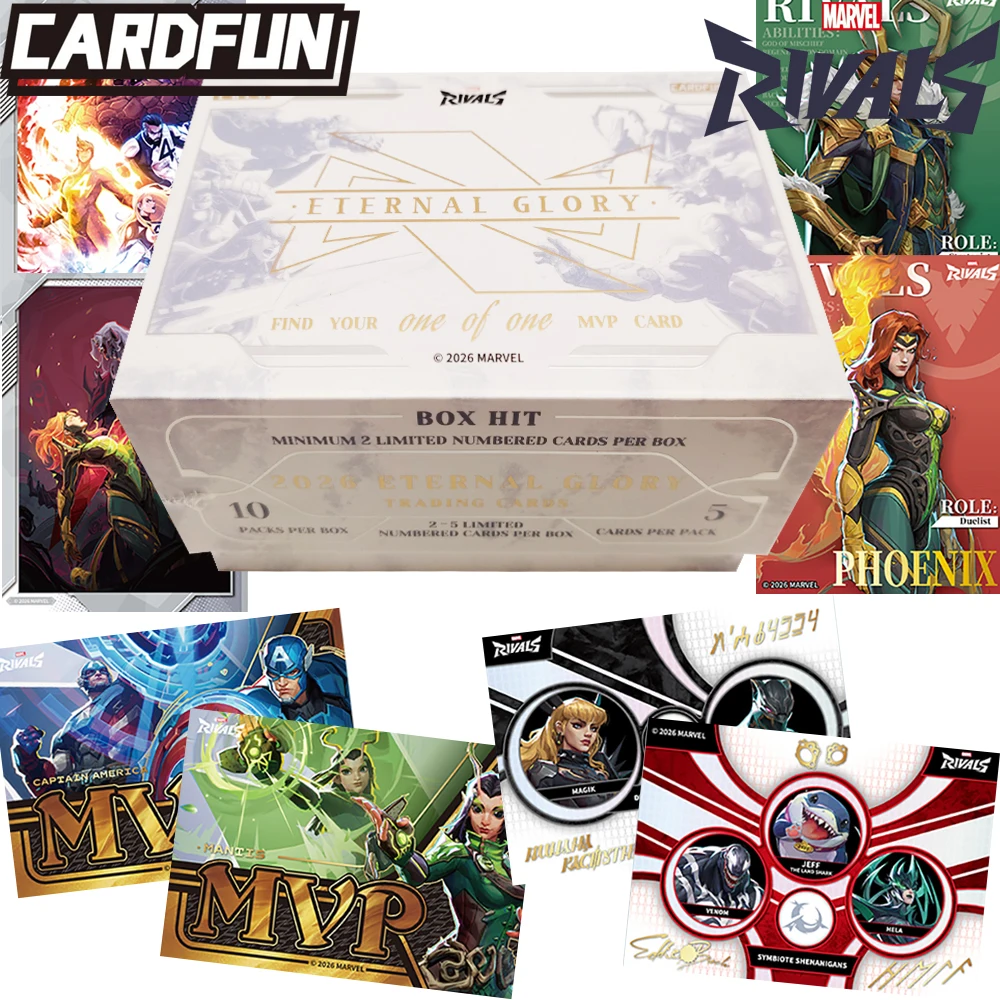 Original CARD.FUN Marvel Rivals Game Collection Cards for Kids Hulk Iron Fist Retro Storyboard Design Character Comic Cards Gift
Original CARD.FUN Marvel Rivals Game Collection Cards for Kids Hulk Iron Fist Retro Storyboard Design Character Comic Cards Gift