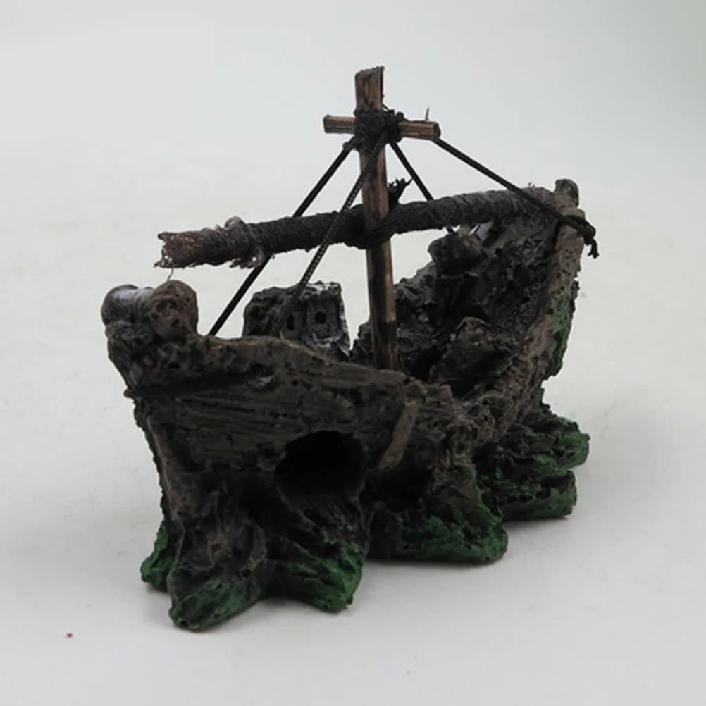 1Pcs Fish Tank Resin Sunken Ship Ornament Aquarium Decoration Unique Water Landscape Underwater Scene Safe and Attractive Decor
1Pcs Fish Tank Resin Sunken Ship Ornament Aquarium Decoration Unique Water Landscape Underwater Scene Safe and Attractive Decor