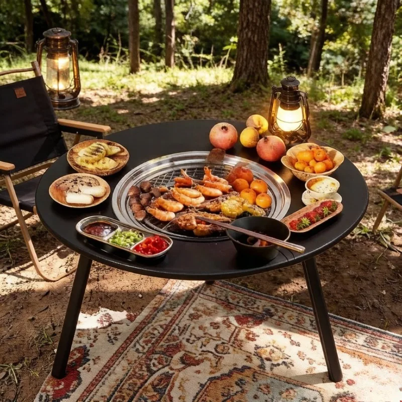 Outdoor Smokeless Barbecue Stove, Portable Folding BBQ Table for Household Charcoal Grilling
Outdoor Smokeless Barbecue Stove, Portable Folding BBQ Table for Household Charcoal Grilling