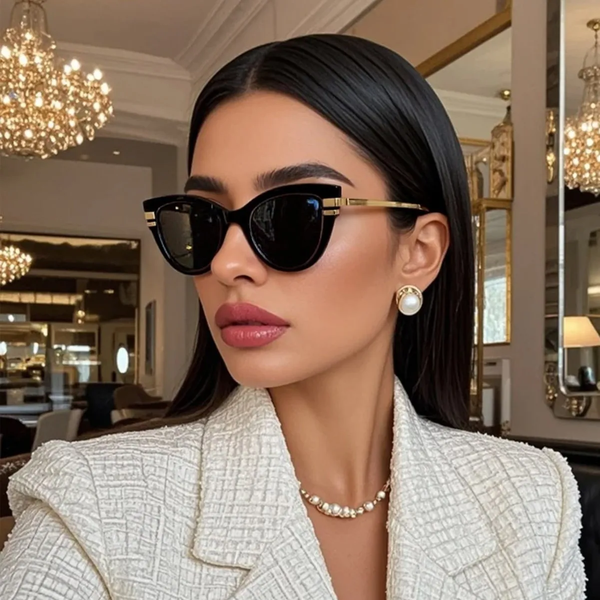 2026 New Triangle Gradient Lens Cat Eye Sunglasses Women Leopard Retro PC Frame UV400 Driving Shades
2026 New Triangle Gradient Lens Cat Eye Sunglasses Women Leopard Retro PC Frame UV400 Driving Shades