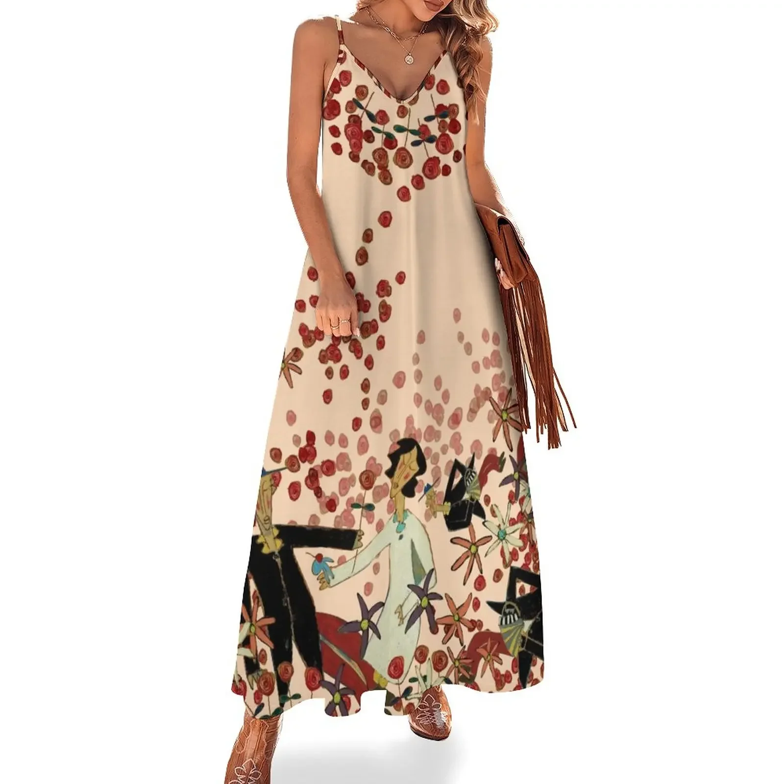 Parade of Lovers - Cherries on Marzipan Sleeveless Dress Elegant gown Woman clothes
Parade of Lovers - Cherries on Marzipan Sleeveless Dress Elegant gown Woman clothes