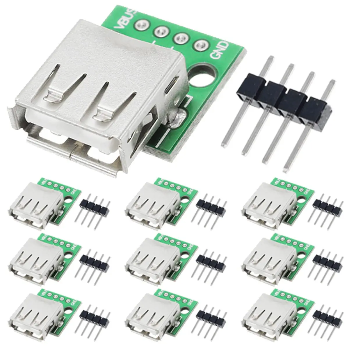 Переходник USB 2.0 типа A «мама» на DIP 2,54 мм, 4-контактный разъем USB 2.0 типа A в DIP-конвертер, коммутационная плата для блока питания «сделай сам»
Переходник USB 2.0 типа A «мама» на DIP 2,54 мм, 4-контактный разъем USB 2.0 типа A в DIP-конвертер, коммутационная плата для блока питания «сделай сам»