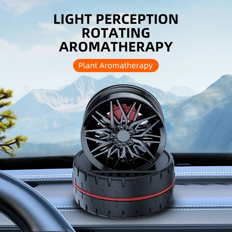 Solar Car Air Freshener Wheel Hub Design Perfume Diffuser Decoration Vehicle Wheel Rotating Air Freshener Vehicle Air Fresheners
Solar Car Air Freshener Wheel Hub Design Perfume Diffuser Decoration Vehicle Wheel Rotating Air Freshener Vehicle Air Fresheners