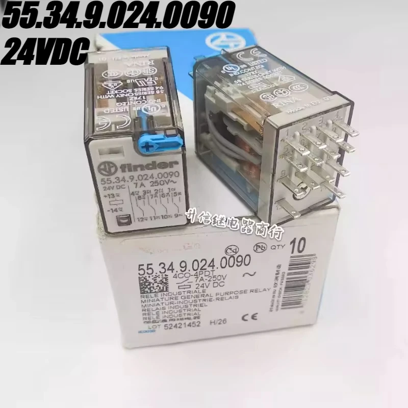(Brand New Original)1pcs/lot 100% original genuine relay:55.34.9.024.0090 24VDC 14pins Intermediate relay
(Brand New Original)1pcs/lot 100% original genuine relay:55.34.9.024.0090 24VDC 14pins Intermediate relay