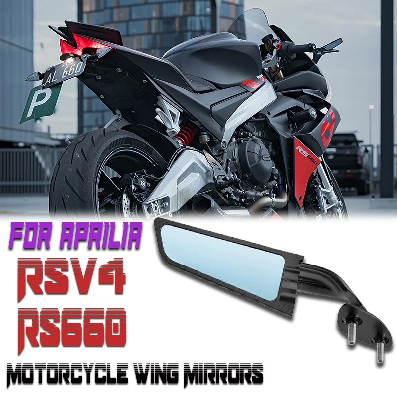 New For Aprilia RS660 / RSV4 1100 Mirrors Stealth Mirrors Sports Winglets Mirror Kits Adjustable Mirrors Motorcycle Wing Mirrors
New For Aprilia RS660 / RSV4 1100 Mirrors Stealth Mirrors Sports Winglets Mirror Kits Adjustable Mirrors Motorcycle Wing Mirrors