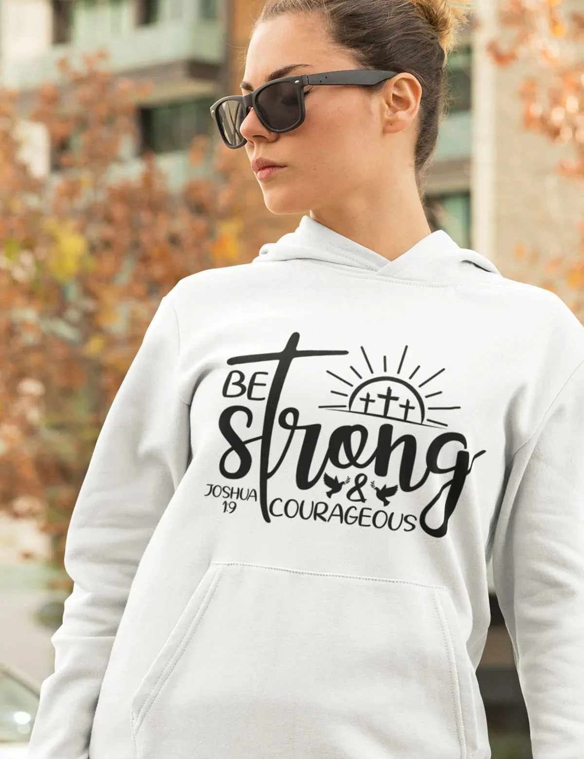 Толстовка Be Strong and Courgeous с христианской Библией, мужская и женская толстовка с длинными рукавами, пуловер, топы, спортивная одежда, женская одежда
Толстовка Be Strong and Courgeous с христианской Библией, мужская и женская толстовка с длинными рукавами, пуловер, топы, спортивная одежда, женская одежда
