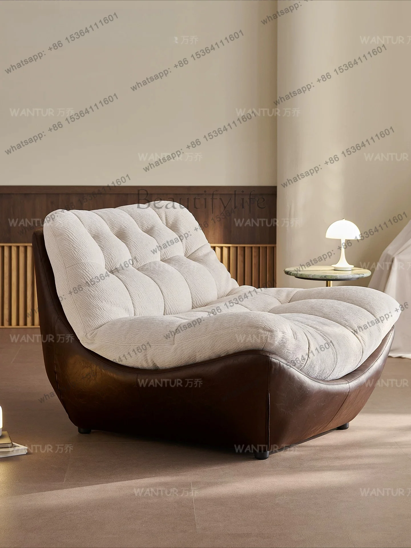 Italian minimalist leisure chair light luxury designer fabric single sofa chair living room arc high sense
Italian minimalist leisure chair light luxury designer fabric single sofa chair living room arc high sense