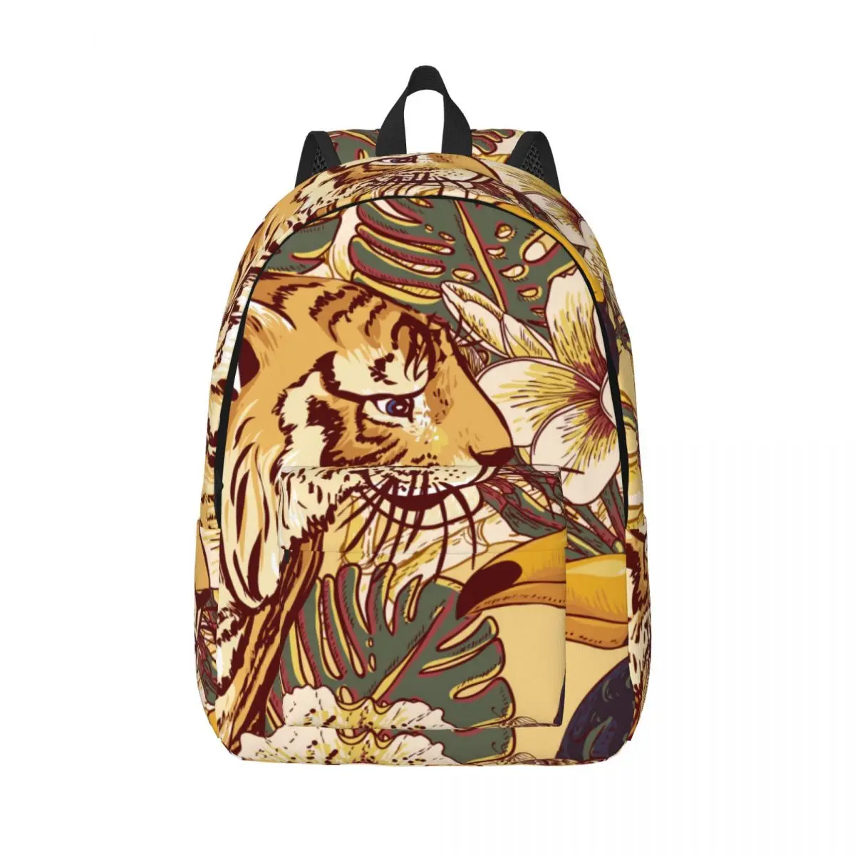 Schoolbag Student Backpack Tropical Floral Tiger Shoulder Backpack Laptop Bag School Backpack
Schoolbag Student Backpack Tropical Floral Tiger Shoulder Backpack Laptop Bag School Backpack