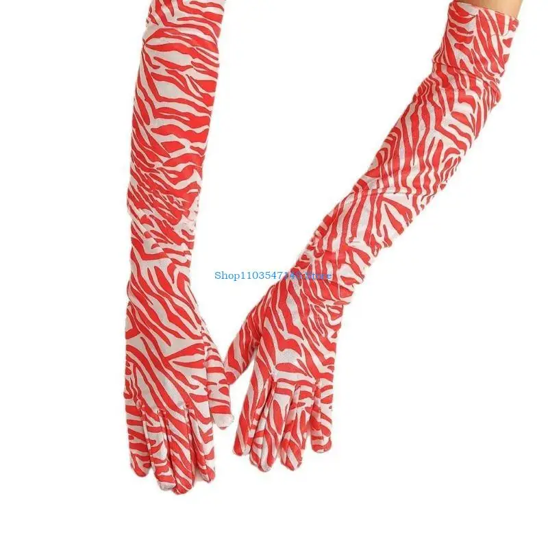 P88B Classical 1920s Costume Props Long Gloves with Zebras Pattern for Formal Occasion
P88B Classical 1920s Costume Props Long Gloves with Zebras Pattern for Formal Occasion