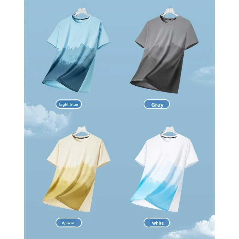 Outdoor Running Fitness Sports Leisure Trendy Printed Ice Silk Quick Drying Tshirt Lightweight Breathable Fashionable Summer Top
Outdoor Running Fitness Sports Leisure Trendy Printed Ice Silk Quick Drying Tshirt Lightweight Breathable Fashionable Summer Top