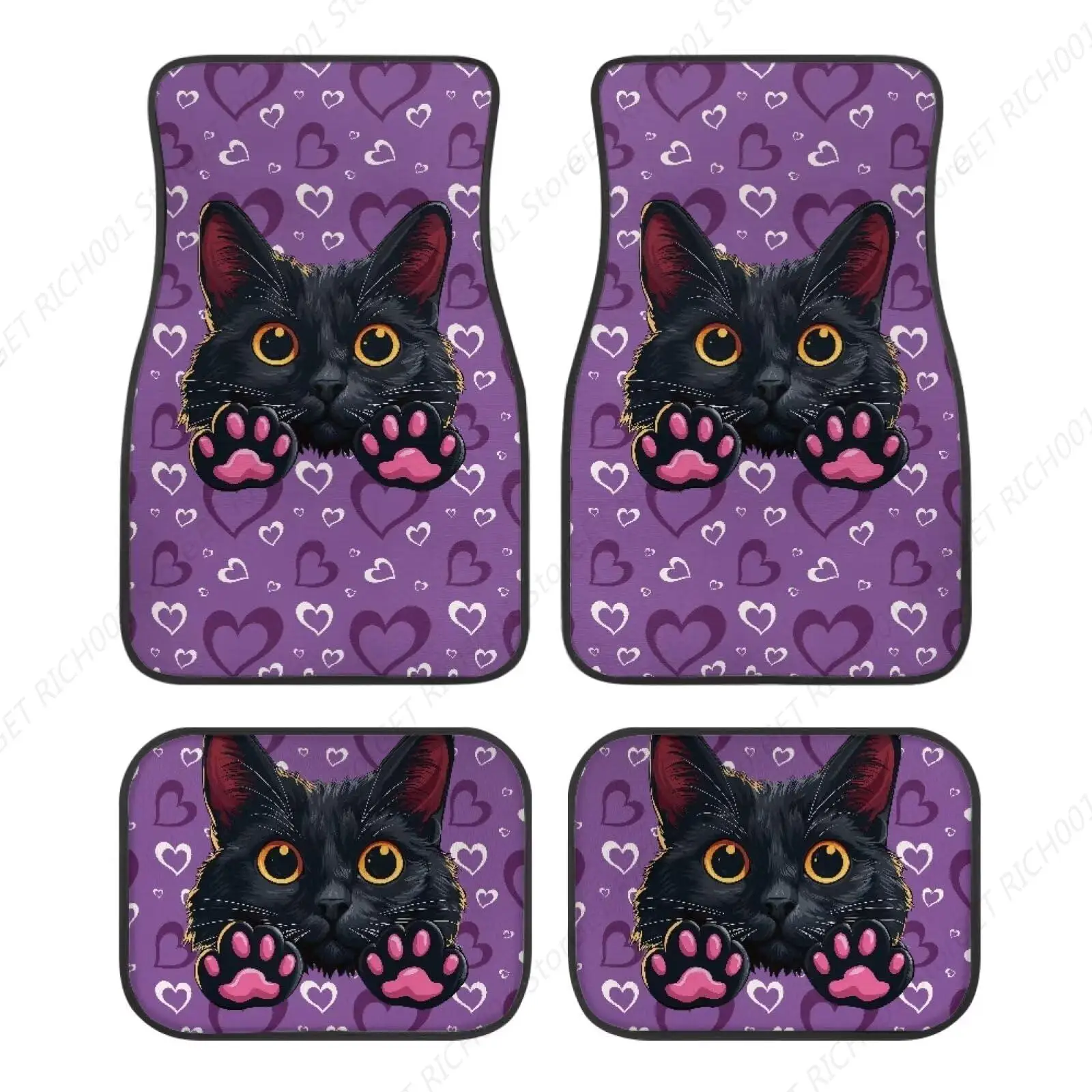 Love Cat-alfombrillas Lanteras Y Traseras Para Coche, Color Morado, Universal, Juego Completo 4 Piezas
Love Cat-alfombrillas Lanteras Y Traseras Para Coche, Color Morado, Universal, Juego Completo 4 Piezas