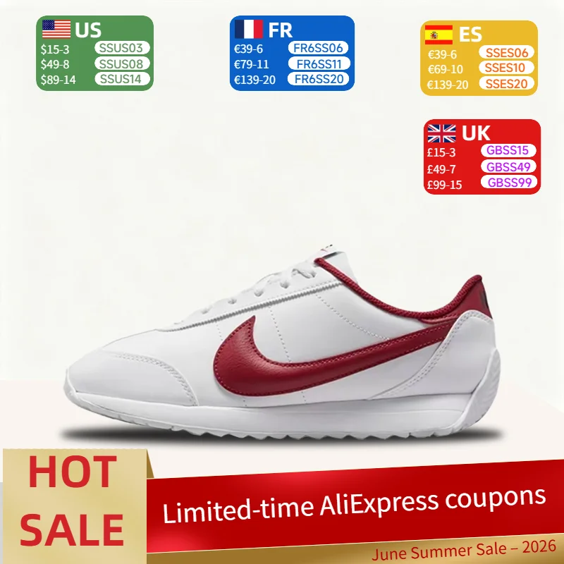 Nike Pacific Simple, Comfortable, Breathable, Soft and Flexible Daily Casual Shoes - Women's Style - White and Red HV6430-101
Nike Pacific Simple, Comfortable, Breathable, Soft and Flexible Daily Casual Shoes - Women's Style - White and Red HV6430-101