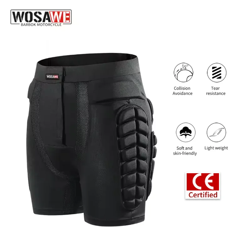 WOSAWE Protective Men Motorcycle Shorts Snowboard Sports Hip Butt Body Protection Gear Hockey MTB Bike Motocross Ski Shorts
WOSAWE Protective Men Motorcycle Shorts Snowboard Sports Hip Butt Body Protection Gear Hockey MTB Bike Motocross Ski Shorts