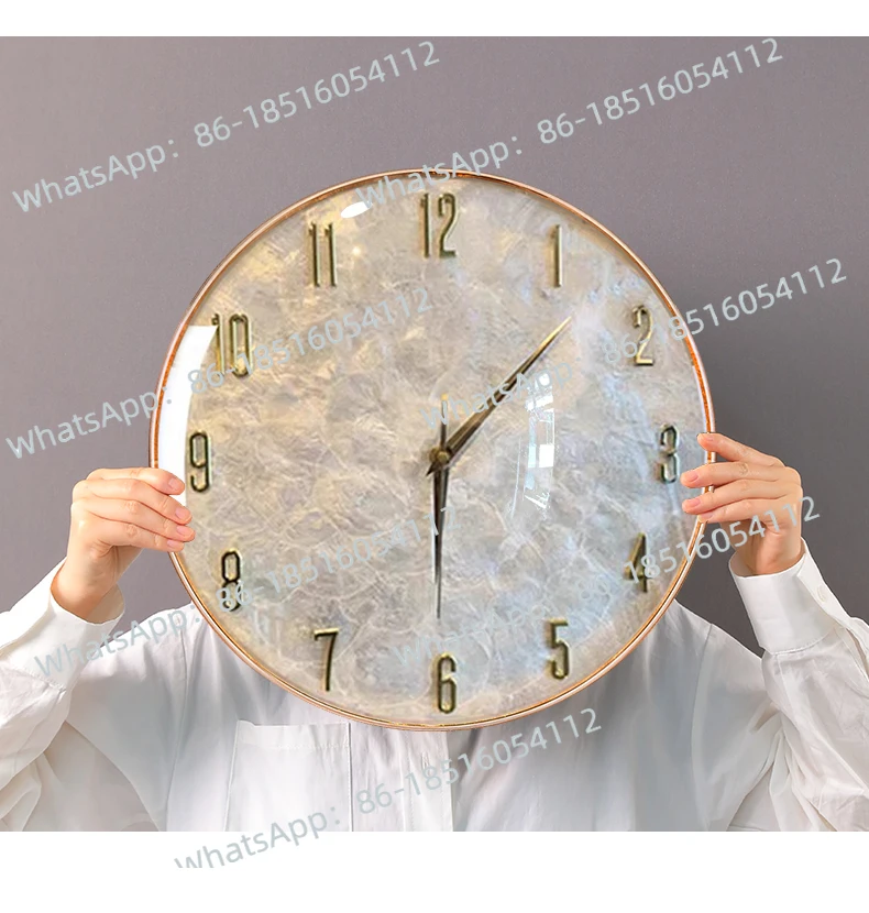 2025 новые легкие роскошные настенные часы в виде ракушки, современные простые настенные часы для гостиной, домашней атмосферы, высококачественные настенные часы, настенные часы
2025 новые легкие роскошные настенные часы в виде ракушки, современные простые настенные часы для гостиной, домашней атмосферы, высококачественные настенные часы, настенные часы