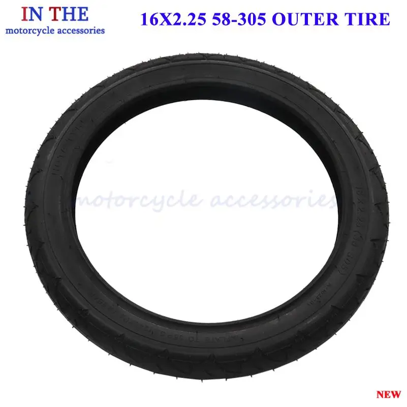 Off road tire 16x2.25 outer tire suitable for bicycle electric bicycle 16x2.125 tire replacement
Off road tire 16x2.25 outer tire suitable for bicycle electric bicycle 16x2.125 tire replacement