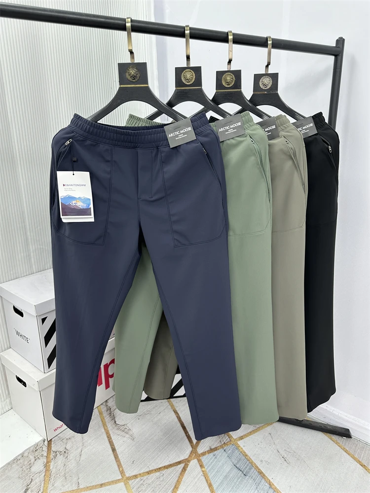 Мужские повседневные брюки для активного отдыха: гладкие, приятные к телу, водоотталкивающие, с молниями, прямые штанины, модные, весна-осень
Мужские повседневные брюки для активного отдыха: гладкие, приятные к телу, водоотталкивающие, с молниями, прямые штанины, модные, весна-осень