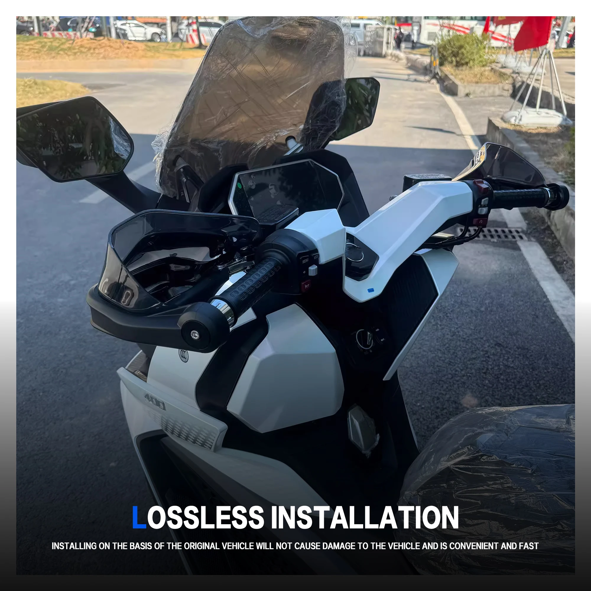 For SYM MAXSYM 400 MAXSYM400 400i Motorcycle Maxsym 400 Handguards Guards Windshield Protective Cover Lever Protector