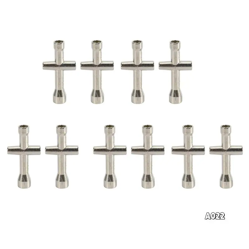 10X Toys Accessory 4/5/5.5/7Mm Cross Wrench Sleeve For Spanner M4 RC HSP 80132 For Model Car Wheel Tool
10X Toys Accessory 4/5/5.5/7Mm Cross Wrench Sleeve For Spanner M4 RC HSP 80132 For Model Car Wheel Tool