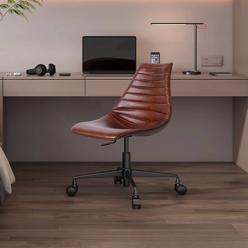 Imported oil wax cowhide leisure chair, computer chair
Imported oil wax cowhide leisure chair, computer chair