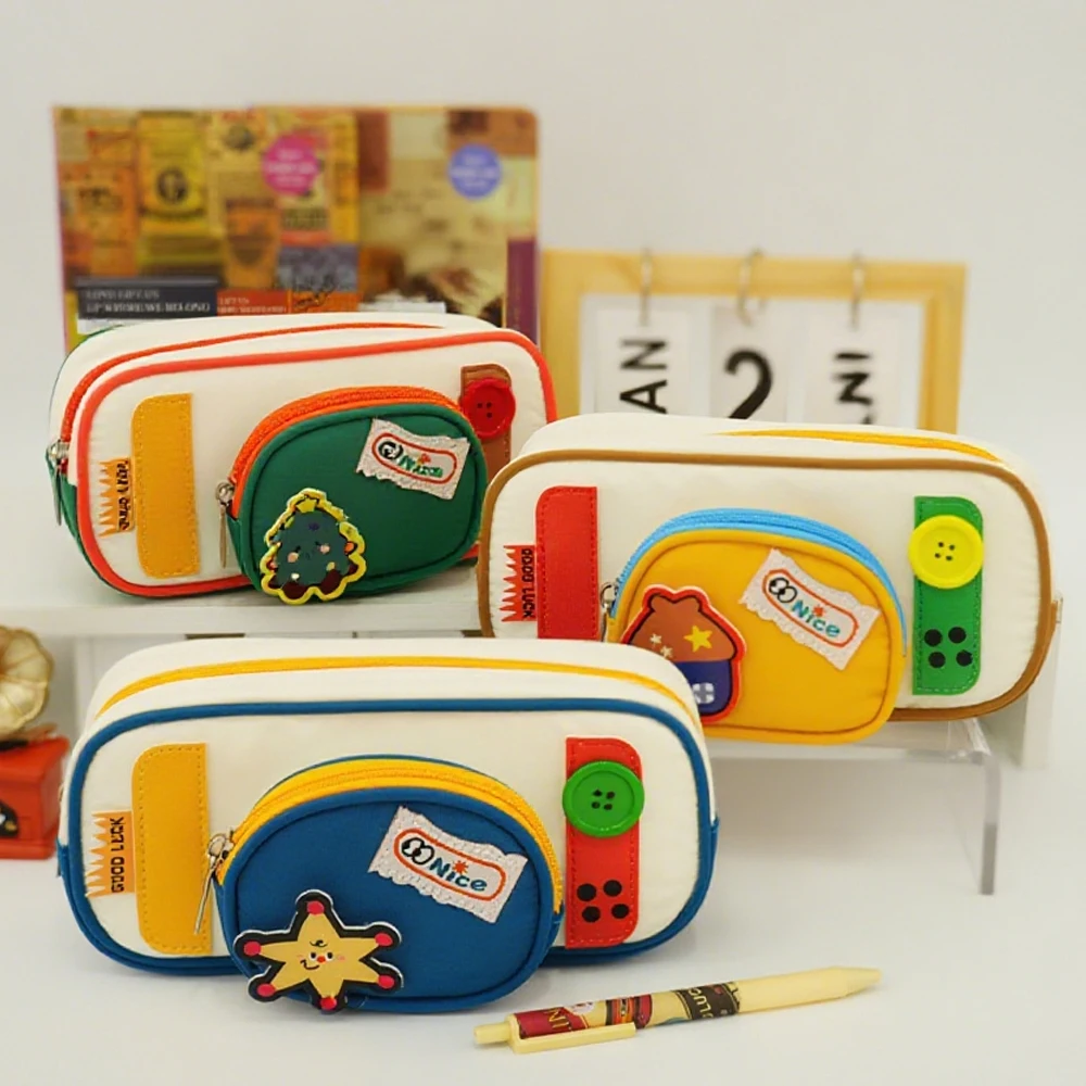 Cute cartoon pencil case student stationery bag large capacity high value boys and girls pencil bag stationery pen bag
Cute cartoon pencil case student stationery bag large capacity high value boys and girls pencil bag stationery pen bag