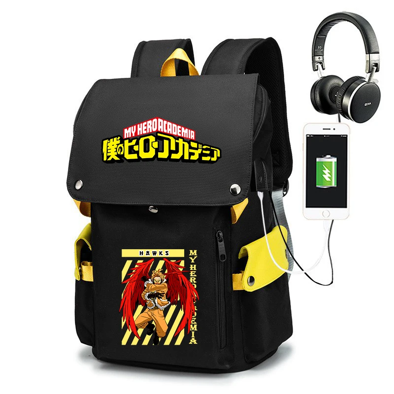 My Hero Academia Hawks Print School Backpack Large Capacity Boys Travel Bookbag
My Hero Academia Hawks Print School Backpack Large Capacity Boys Travel Bookbag