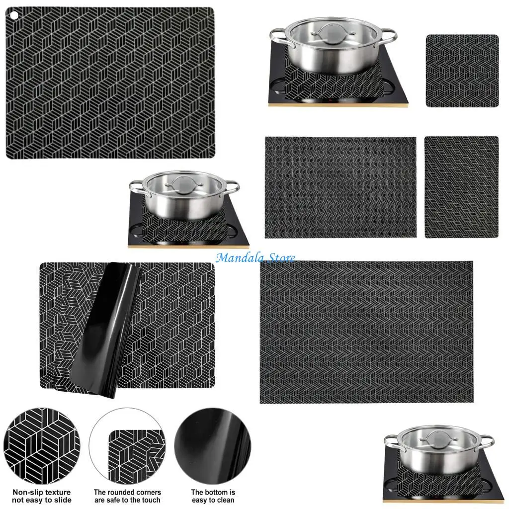 U2JC Heavy Duty Cooktop Protections Pad Reduces Noise Heatproof Nonslip Front
U2JC Heavy Duty Cooktop Protections Pad Reduces Noise Heatproof Nonslip Front