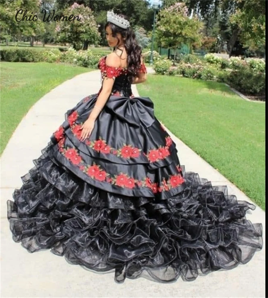 Роскошные мексиканские черные платья Quinceanera Charro Vestidos De Xv 15, многоуровневый костюм Oranza на Хэллоуин, костюм для выпускного вечера, шестнадцать по индивидуальному заказу
Роскошные мексиканские черные платья Quinceanera Charro Vestidos De Xv 15, многоуровневый костюм Oranza на Хэллоуин, костюм для выпускного вечера, шестнадцать по индивидуальному заказу