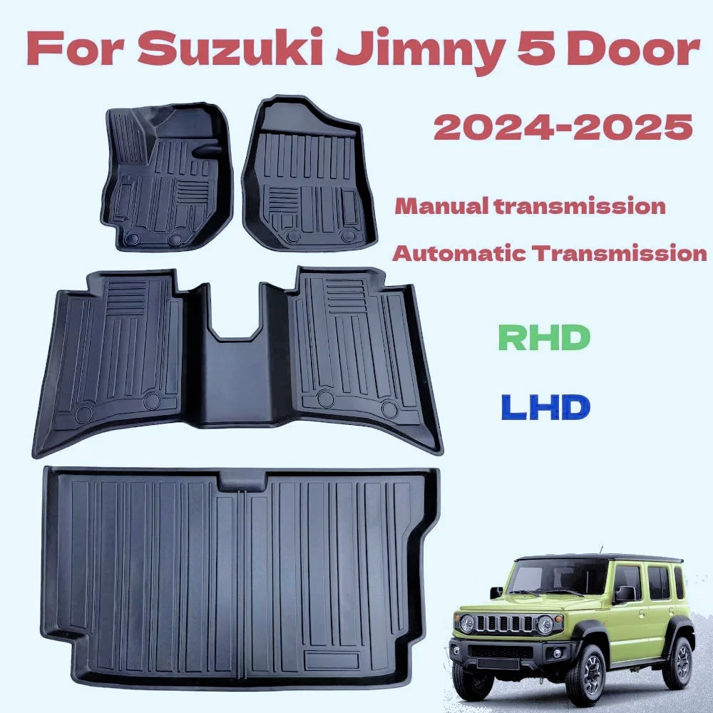 Для Suzuki Jimny 5-дверные автомобильные коврики ковер TPE LHD RHD автоматическая механическая коробка передач 2024 2025 аксессуары
Для Suzuki Jimny 5-дверные автомобильные коврики ковер TPE LHD RHD автоматическая механическая коробка передач 2024 2025 аксессуары