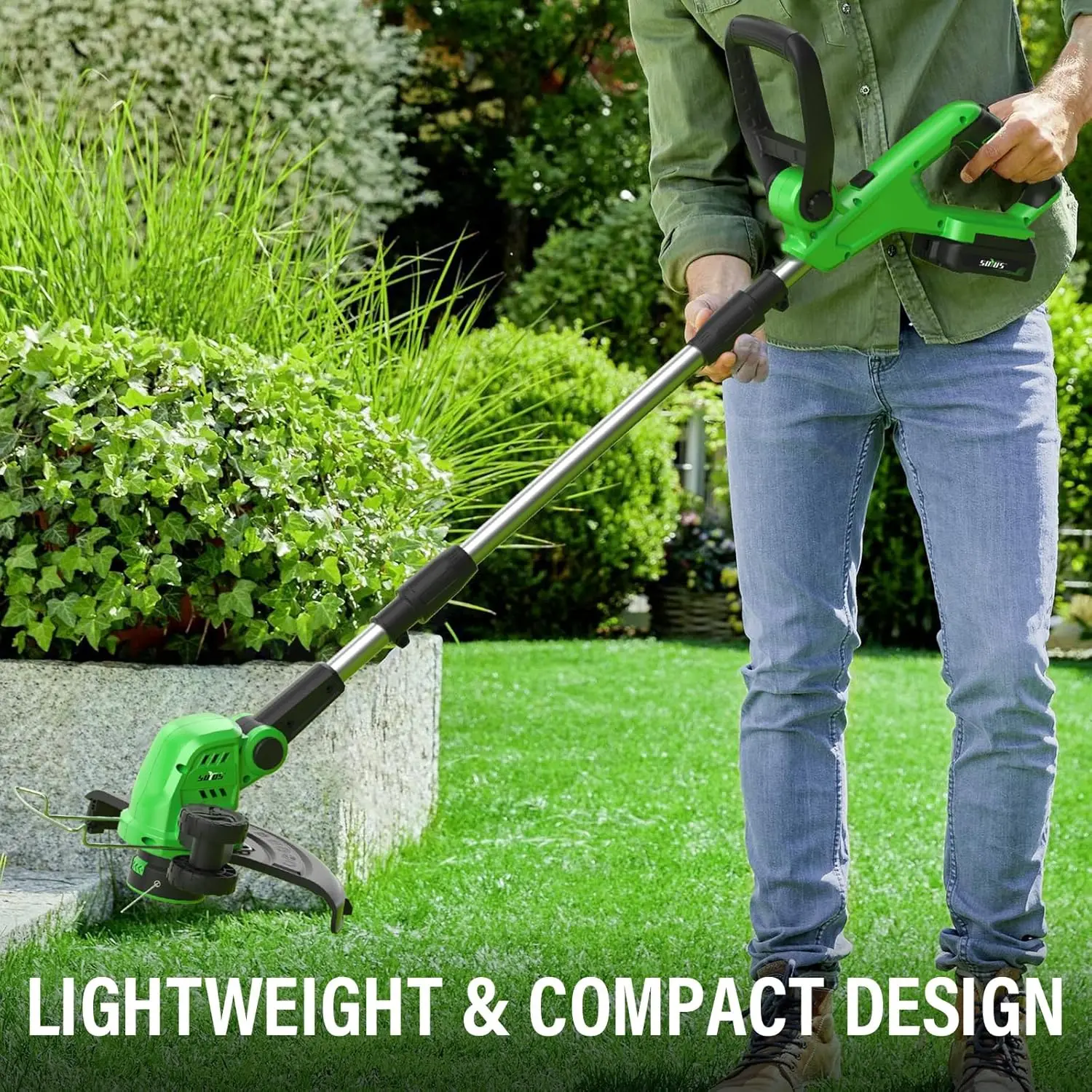 Weed Wacker Cordless,12 Inch String Trimmer with Battery and Charger, Lightweight 20v Electric Edger Trimmer
Weed Wacker Cordless,12 Inch String Trimmer with Battery and Charger, Lightweight 20v Electric Edger Trimmer