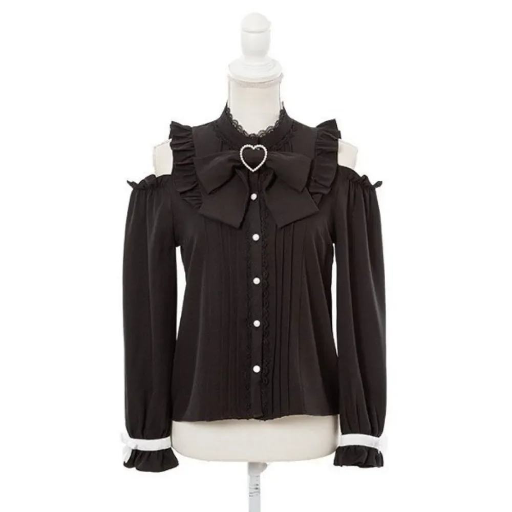 Women's S-4XL shirt Off shoulder cute Japanese shirt Elegant long sleeved sweet top Casual office women's aesthetic shirt
Women's S-4XL shirt Off shoulder cute Japanese shirt Elegant long sleeved sweet top Casual office women's aesthetic shirt