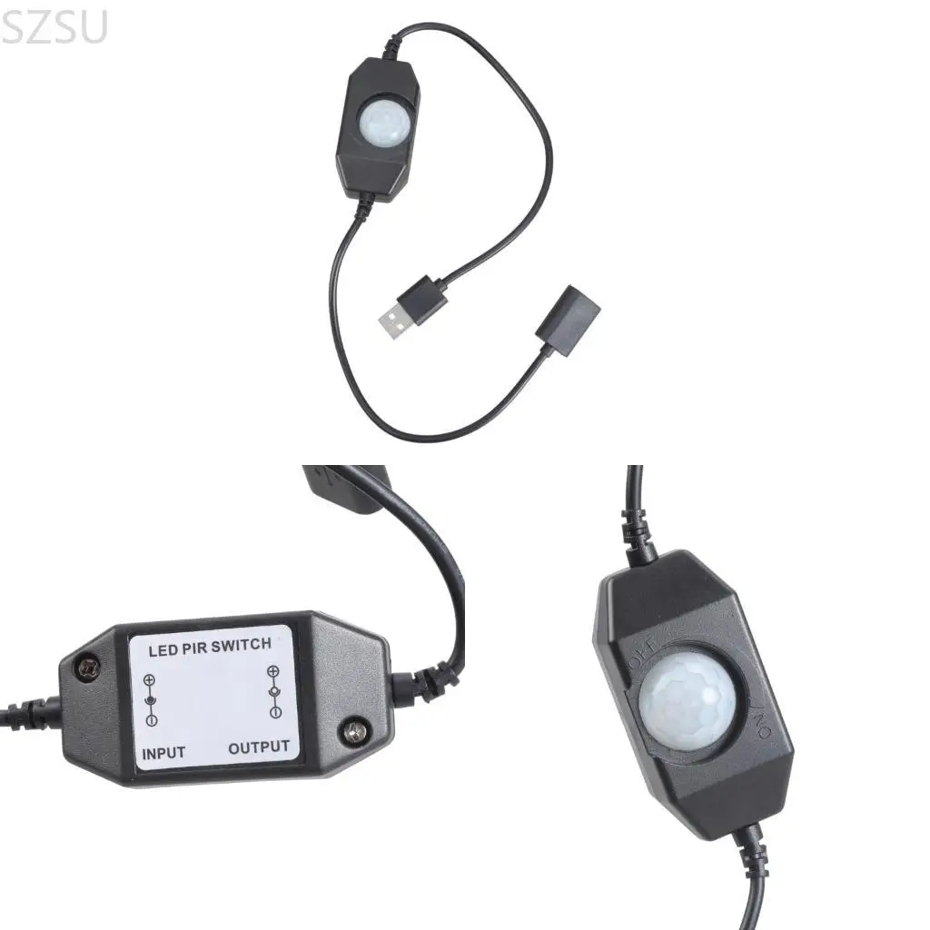 SZSU USB Power PIR датчики движения переключают расстояние срабатывания 3-8 м для светодиодных лент
SZSU USB Power PIR датчики движения переключают расстояние срабатывания 3-8 м для светодиодных лент