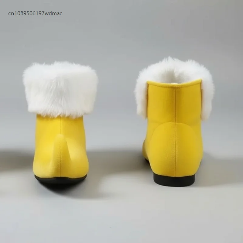 Christmas Santa Claus Shoes Men's Orange Ankle Boots Bell Cosplay Accessories Pointed Toe Shoes Xmas Party Stage Performance
Christmas Santa Claus Shoes Men's Orange Ankle Boots Bell Cosplay Accessories Pointed Toe Shoes Xmas Party Stage Performance