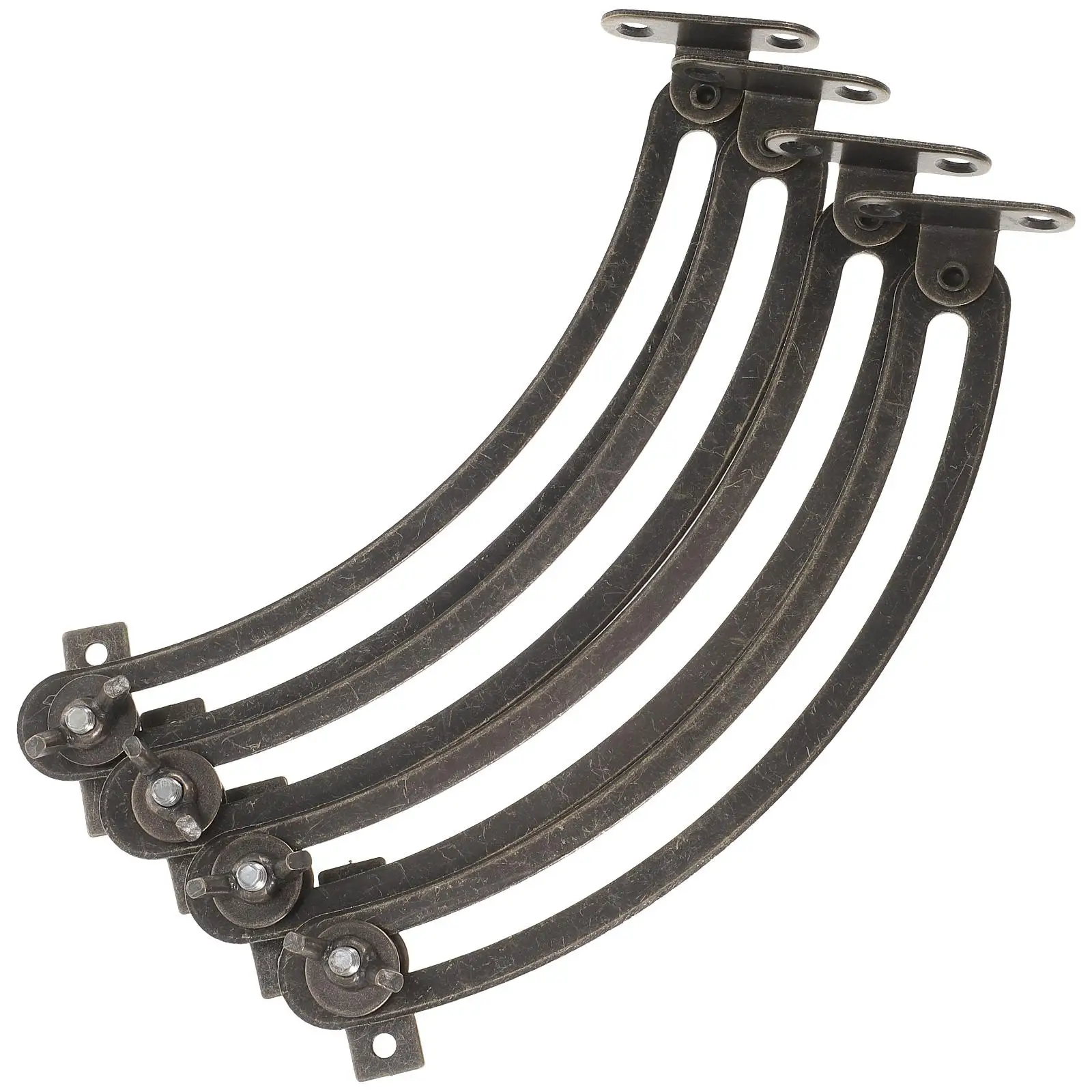 4 Pcs Iron Soft Close Lift Up Hinges Kitchen Cabinet Lid Support for Flap Door Chest Jewelry Box Slow Down Drop Leaf
4 Pcs Iron Soft Close Lift Up Hinges Kitchen Cabinet Lid Support for Flap Door Chest Jewelry Box Slow Down Drop Leaf