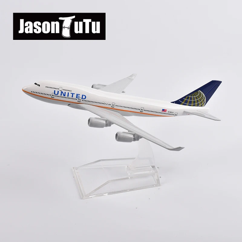 Металлическая модель самолета Boeing 747 United Airlines JASON TUTU, масштаб 1:400, 16 см, миниатюрная, аутентичная, коллекционная, подарочная
Металлическая модель самолета Boeing 747 United Airlines JASON TUTU, масштаб 1:400, 16 см, миниатюрная, аутентичная, коллекционная, подарочная