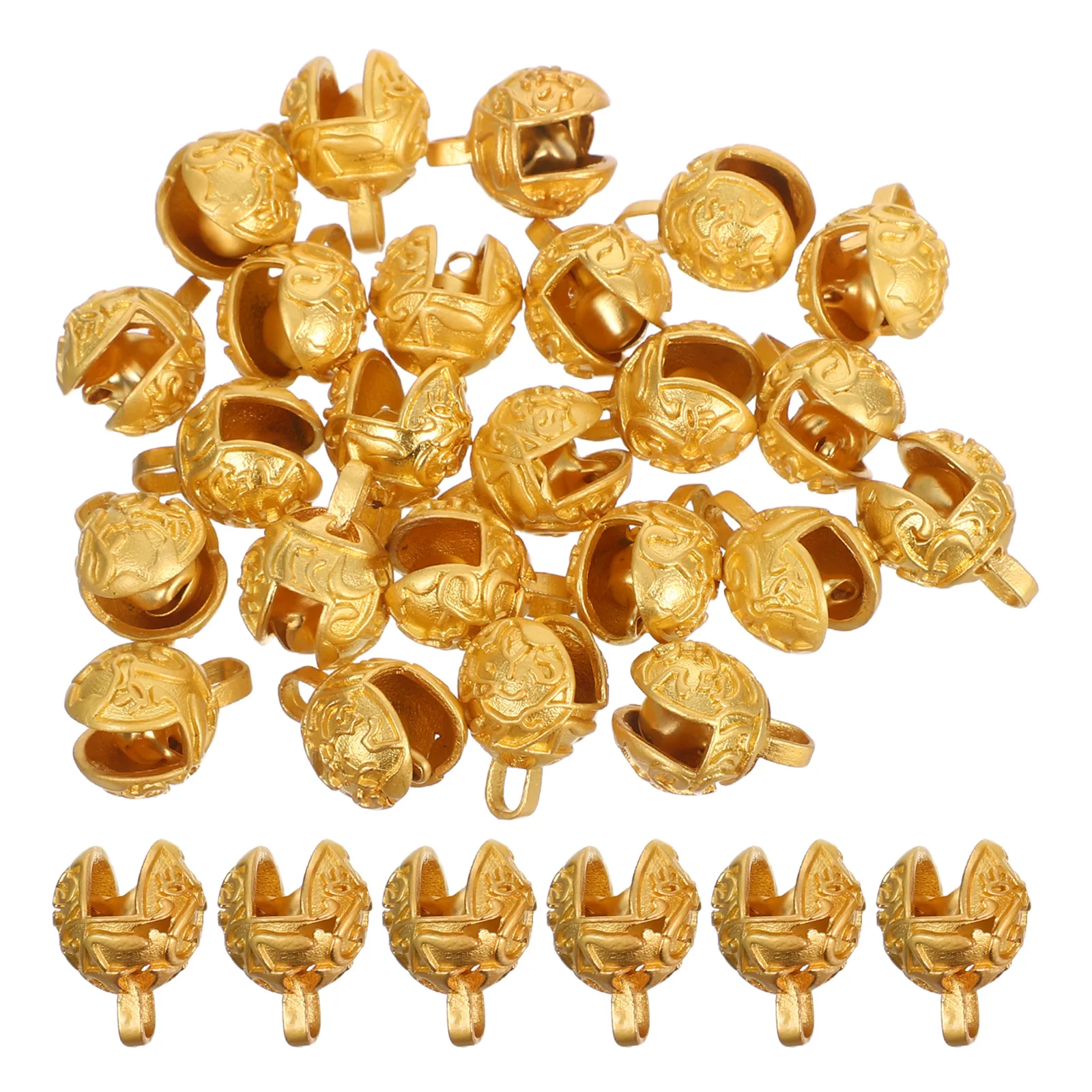 30Pcs Vintage Tiger Head Bell Pendants DIY Jewelry Making Necklace Bracelet Accessories Handcrafted Alloy Bells
30Pcs Vintage Tiger Head Bell Pendants DIY Jewelry Making Necklace Bracelet Accessories Handcrafted Alloy Bells