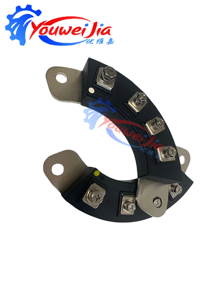 Вращающийся выпрямительный мост MXG(II)100-16 MXY(II)100-16 для генераторов, применение в электрооборудовании (полукруглая дуга)
Вращающийся выпрямительный мост MXG(II)100-16 MXY(II)100-16 для генераторов, применение в электрооборудовании (полукруглая дуга)