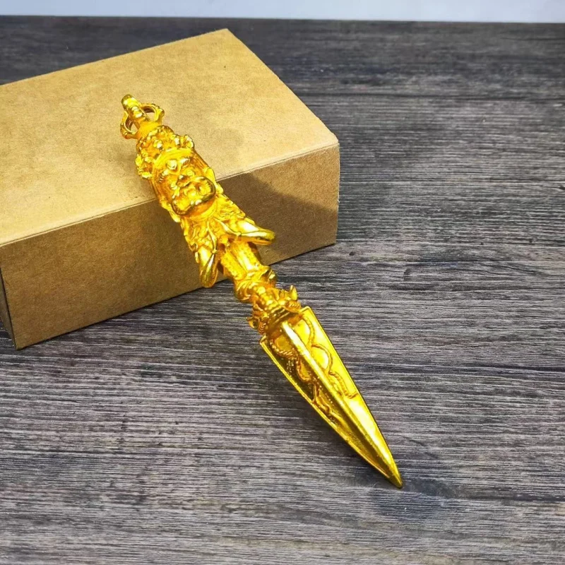 Tibetan Three-sided Pendant, Vajra Mace, Demon-Slashing Pestle, Feng Shui Ornament, Hanging Decoration
Tibetan Three-sided Pendant, Vajra Mace, Demon-Slashing Pestle, Feng Shui Ornament, Hanging Decoration