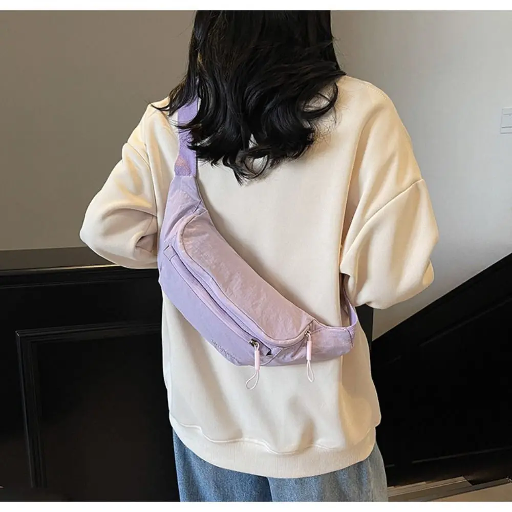 Cool Solid Color Nylon Fanny Packs Crossbody Bag Korean Style Crossbody Waist Pack Large Capcity Cloth Sports Waist Bag Men
Cool Solid Color Nylon Fanny Packs Crossbody Bag Korean Style Crossbody Waist Pack Large Capcity Cloth Sports Waist Bag Men