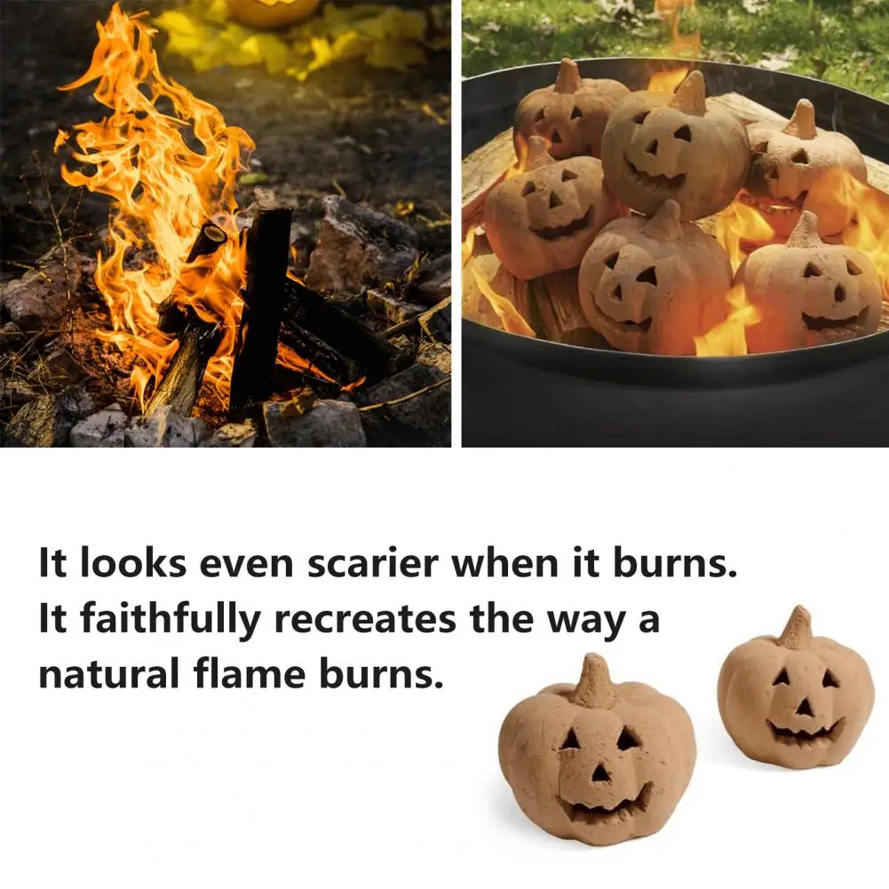 Halloween Pumpkin Prop Burnable Pumpkin Decoration Safe Spooky Halloween Decor High-temperature Resistant Pumpkin for Flame
Halloween Pumpkin Prop Burnable Pumpkin Decoration Safe Spooky Halloween Decor High-temperature Resistant Pumpkin for Flame