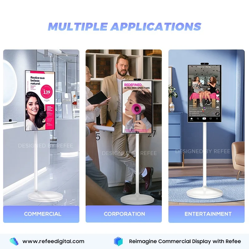 21.5/24/27/32 Inch Wireless Smart Portable TV Android Monitor with Built-in 10H Battery Life Touch Screen Refee LCD Display
21.5/24/27/32 Inch Wireless Smart Portable TV Android Monitor with Built-in 10H Battery Life Touch Screen Refee LCD Display