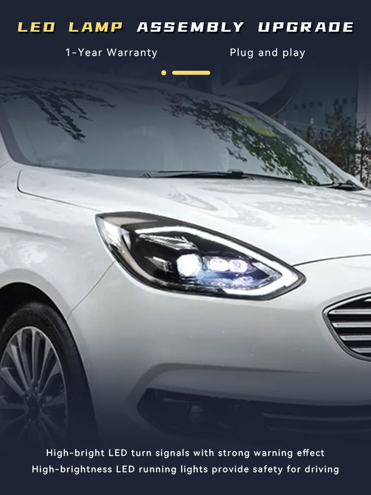 Car Lamps For Ford Escort 2019 Dynamic DRL Signal Full LED Front Light Headlight Automobile Dynamic Turn Signal Accessories
Car Lamps For Ford Escort 2019 Dynamic DRL Signal Full LED Front Light Headlight Automobile Dynamic Turn Signal Accessories