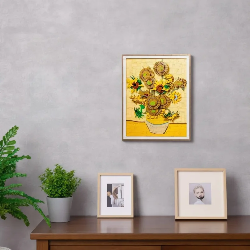 2026 2615 Handicraft murals Vincent Van Gogh Sunflower Creative Educational Building Blocks Puzzle Model Birthday Gift Toys
2026 2615 Handicraft murals Vincent Van Gogh Sunflower Creative Educational Building Blocks Puzzle Model Birthday Gift Toys