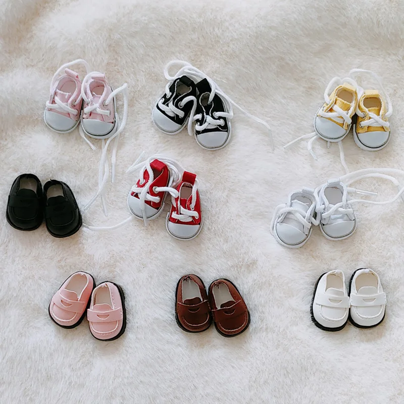 3.8cm Doll Canvas Shoes for LABUBU Doll/Mini Plush Cotton Doll Accessories Leather Shoes Clothing Outfits Kit Festival Gift
3.8cm Doll Canvas Shoes for LABUBU Doll/Mini Plush Cotton Doll Accessories Leather Shoes Clothing Outfits Kit Festival Gift