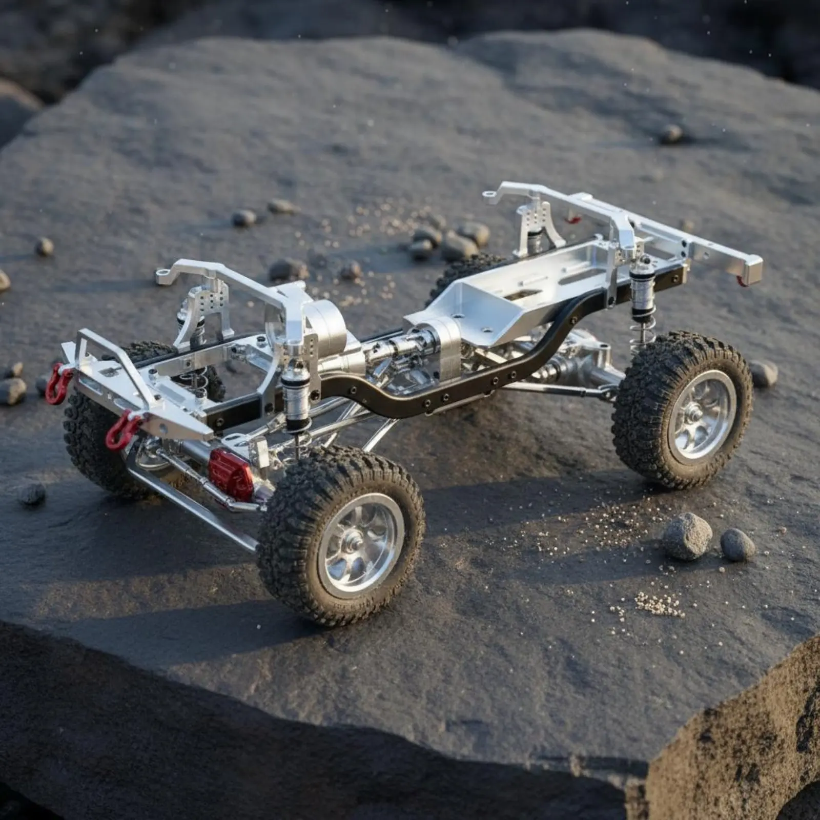 1/12 Scale Metal RC Crawler Chassis Sturdy Construction Metal Chassis Advanced Assembled RC Car Frame Kit Differential Axles
1/12 Scale Metal RC Crawler Chassis Sturdy Construction Metal Chassis Advanced Assembled RC Car Frame Kit Differential Axles