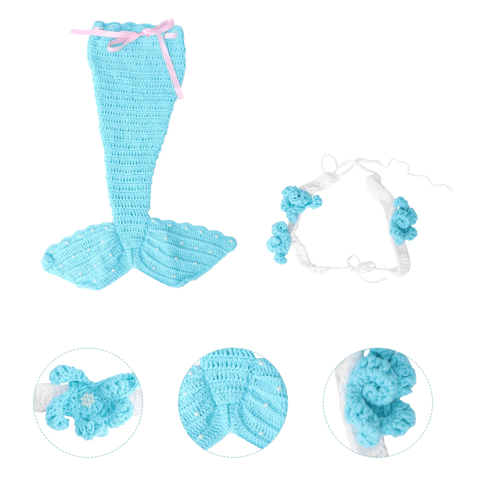 Mermaid Tail Suits Baby Photography Props Infant Costume Newborn Photo Shoot Outfit Non Fading Durable Comfortable Classic Party
Mermaid Tail Suits Baby Photography Props Infant Costume Newborn Photo Shoot Outfit Non Fading Durable Comfortable Classic Party