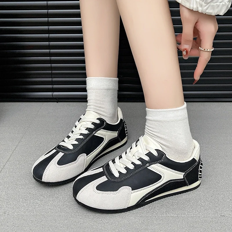 Women's Vulcanize 2025 New Front Women's Shoes Lace-up Shoes Fashion Color Matching Hot Sale Round Head Comfortable Casual Shoes
Women's Vulcanize 2025 New Front Women's Shoes Lace-up Shoes Fashion Color Matching Hot Sale Round Head Comfortable Casual Shoes