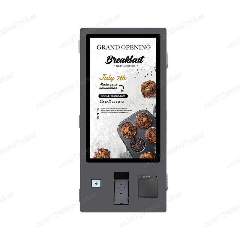 Wall Mounted Self Service Order Kiosk With Scanner And Printer Restaurant Self Payment Terminal
Wall Mounted Self Service Order Kiosk With Scanner And Printer Restaurant Self Payment Terminal