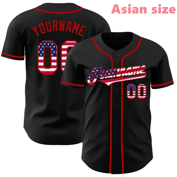 Customizable Black Baseball Jersey Personalized Your Name And Number Button Short Sleeve Street T Shirt Casual Sports Uniforms
Customizable Black Baseball Jersey Personalized Your Name And Number Button Short Sleeve Street T Shirt Casual Sports Uniforms