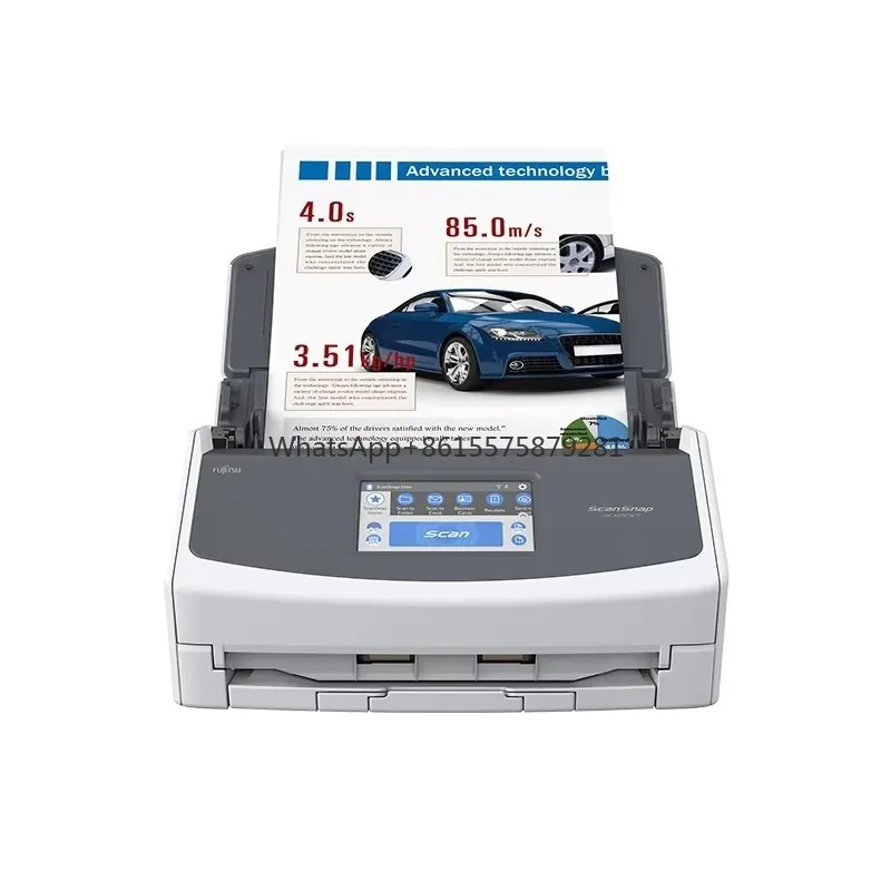 Fujitsu IX1600 Wireless Document Scanner - A4 Color Duplex with Auto Feeder, Effortlessly Scan Double-Sided Documents
Fujitsu IX1600 Wireless Document Scanner - A4 Color Duplex with Auto Feeder, Effortlessly Scan Double-Sided Documents